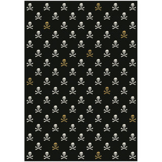Skull And Crossbones Birthday Greeting Card - 1 card with envelope