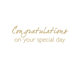 Mazel Tov Navy Foil Religious Greeting Card - 1 card with envelope