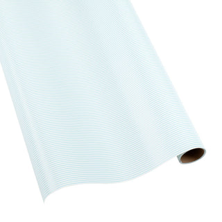 Oxford Stripe Robin's Egg Roll Wrap 30 Inch X 8Ft-2 Inch Core