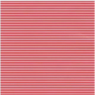 Oxford Stripe Red Gift Wrap - One 76.2 cm X 2.44 m Roll