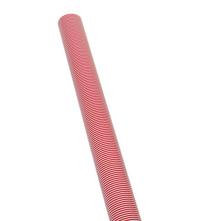 Oxford Stripe Red Roll Wrap 30 Inch X 8Ft-2 Inch Core
