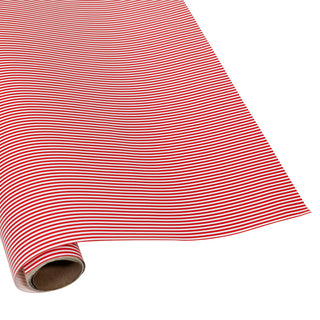 Oxford Stripe Red Roll Wrap 30 Inch X 8Ft-2 Inch Core