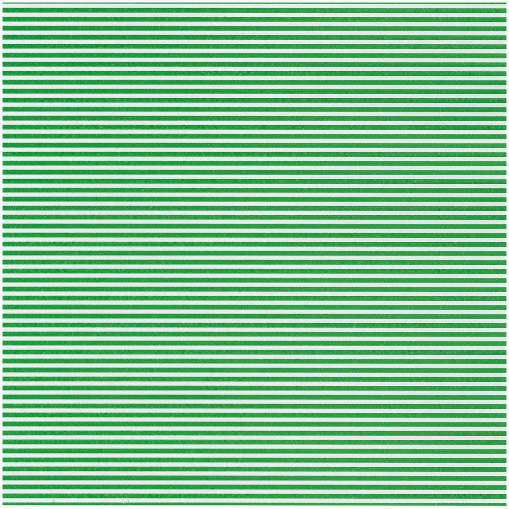 Oxford Stripe Green Gift Wrap - One 76.2 cm X 2.44 m Roll