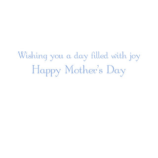 White Hydrangeas Mother's Day Greeting Card - 1 card with envelope