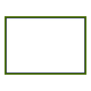 Classic 2 Tone Bord Hunter Green/Nv Correspondence C Size Printed 12-In