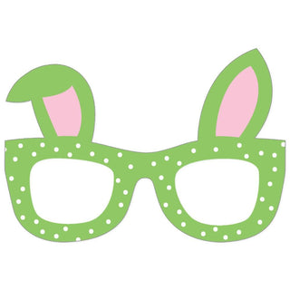 Easter Glasses Easter Triple Fold Greeting Card - 1 card with envelope