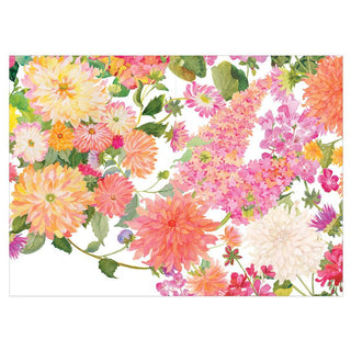 Allover Floral Mother's Day Greeting Card - 1 card with envelope