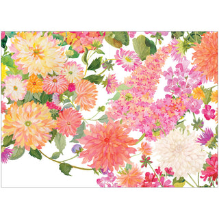 Allover Floral Mother's Day Greeting Card - 1 card with envelope