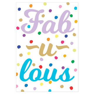 Fab-U-Lous Foil Mother's Day Foil Greeting Card - 1 card with envelope