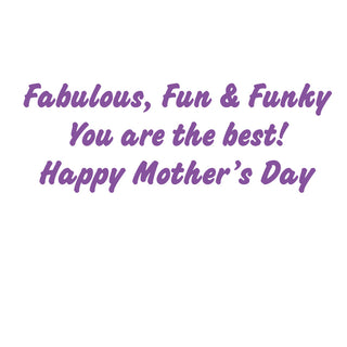 Fab-U-Lous Foil Mother's Day Foil Greeting Card - 1 card with envelope