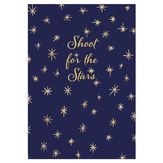 Shoot For The Stars Foil Graduation Foil Greeting Card - 1 card with envelope