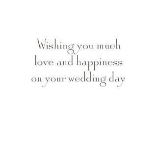 Garden Of The Rose Wedding Greeting Card - 1 card with envelope