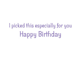 Hydrangeas In Bucket Foil Birthday Die Cut Greeting Card - 1 card with envelope