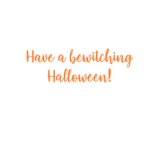 Witch On Broom Halloween Die Cut Greeting Card - 1 card with envelope