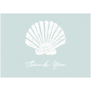 Seychelles Aqua Thank You Notes Boxed 8 In