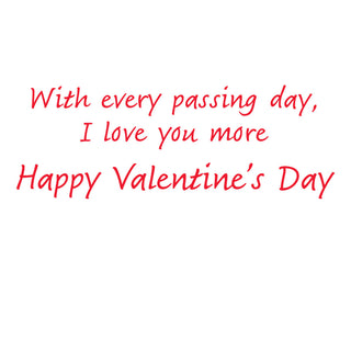 True Love Grows Valentine Greeting Card - 1 card with envelope