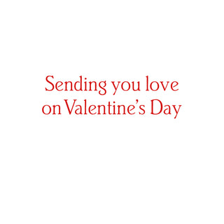 Happy Happy Valentine'S Valentine Greeting Card - 1 card with envelope