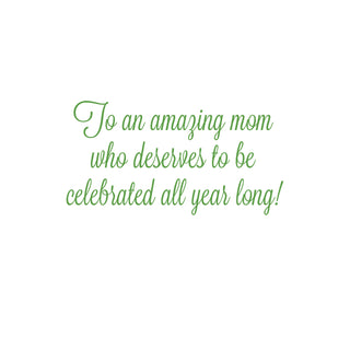 Cat And Bouquet Mother's Day Greeting Card - 1 card with envelope