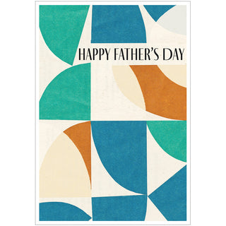 Modern Art Father's Day Greeting Card - 1 card with envelope
