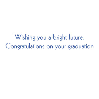 Graduation Cap Graduation Die Cut Greeting Card - 1 card with envelope
