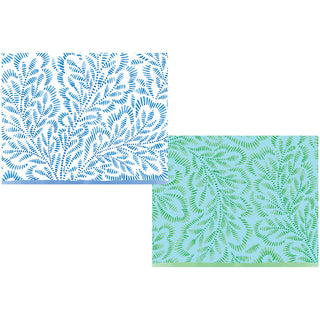 Block Print Leaves Asst A Size Notes 10-In