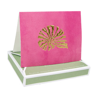 Sealife Warm Foil Embossed Asst A Sz Note 10-In Embossed