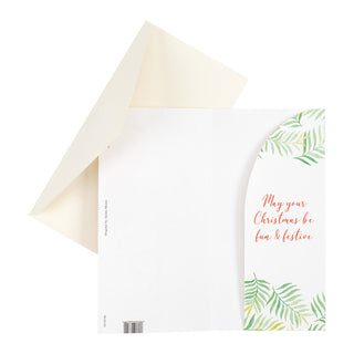 Christmas Flamingo Money Card - 1 card with envelope