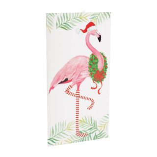 Christmas Flamingo Money Card - 1 card with envelope