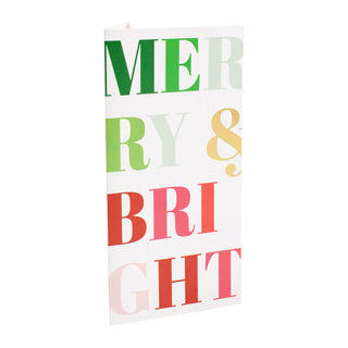 Merry And Bright Foil Money Card - 1 card with envelope