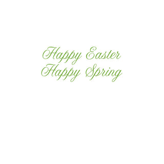 Happy Spring Animals Easter Greeting Card - 1 card with envelope