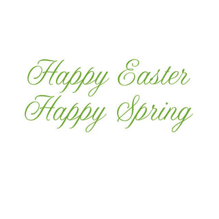Happy Spring Animals Easter Greeting Card - 1 card with envelope