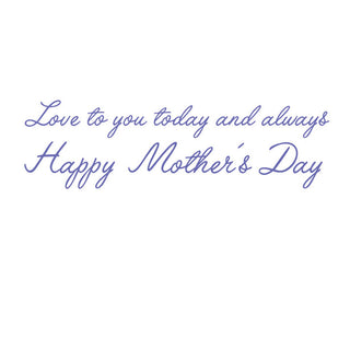 Painted Spring Bouquet Foil Mother's Day Foil Greeting Card - 1 card with envelope