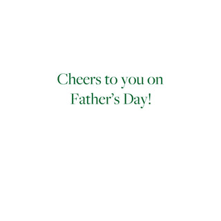 Hop Stuff Beer Glasses Father's Day Greeting Card - 1 card with envelope