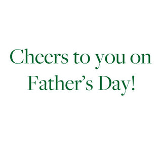 Hop Stuff Beer Glasses Father's Day Greeting Card - 1 card with envelope