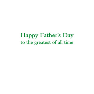 Best Dad By Par Polo Shirt Father's Day Greeting Card - 1 card with envelope