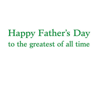 Best Dad By Par Polo Shirt Father's Day Greeting Card - 1 card with envelope