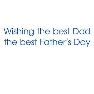 Flags And Buoys Father's Day Greeting Card - 1 card with envelope