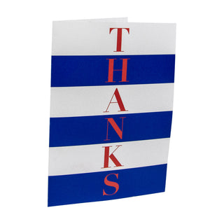 Striped Thanks Thank You Notes Boxed 8 In