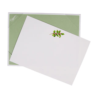 Holly Sprig Correspondence C Size Printed 12-In