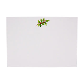 Holly Sprig Correspondence C Size Printed 12-In