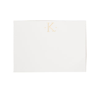 Caspari Antique Plain Letter Foil Correspondence C Sz Init Foil 12-In