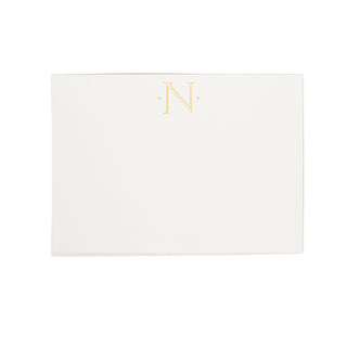 Caspari Antique Plain Letter Foil Correspondence C Sz Init Foil 12-In