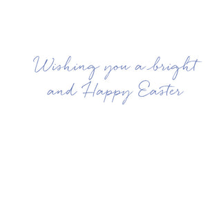 Happy Spring Floral Easter Greeting Card - 1 card with envelope