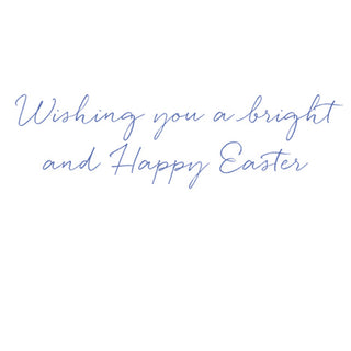 Happy Spring Floral Easter Greeting Card - 1 card with envelope