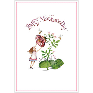 Enjoying The Flowers Mother's Day Greeting Card - 1 card with envelope
