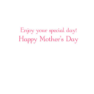 Enjoying The Flowers Mother's Day Greeting Card - 1 card with envelope
