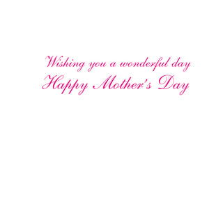 Flower Filled Beach Bucket Mother's Day Greeting Card - 1 card with envelope