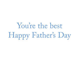 Crossed Golf Clubs Father's Day Greeting Card - 1 card with envelope