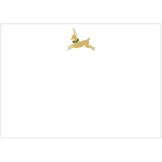 Leaping Reindeer Foil Correspondence C Size Foil 12-In