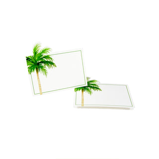 Painted Palm Tree Place Card 8 In Die-Cut